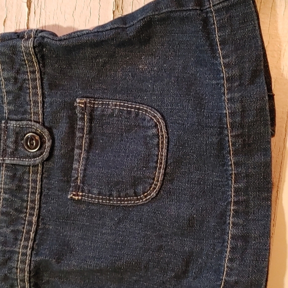 3/$25 BABY Gap Denim dark blue sleeveless dress size 18-24 months - Picture 3 of 9